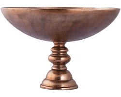 PTMD Schaal Norbert - 41x41x28 cm - Aluminium - Koper