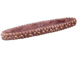 PTMD Schaal Stenley - 75x17x6 cm - Cement - Brons