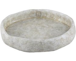 PTMD - Schaal Yadin - Wit - 35x35x6cm