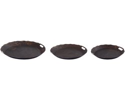 PTMD Semin Dienblad - 38x38x4 cm - Aluminium - Koper