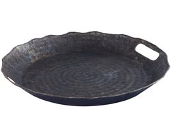 PTMD Semin Dienblad - 38x38x4 cm - Aluminium - Zilver