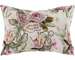 PTMD Sierkussen Ayumi - 60x3x40 cm - Katoen - Roze