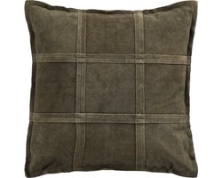 PTMD - Sierkussen Cobie - Groen - 45x8x45cm