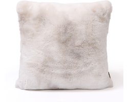 PTMD Sierkussen Linde - 45x10x45 cm - Polyester - Wit