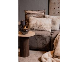 PTMD Sierkussen Linde - 60x10x40 cm - Polyester - Wit