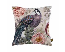 PTMD Sierkussen Loralee - 45x3x45 cm - Katoen - Groen