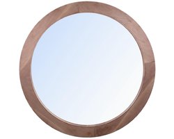 PTMD Spiegel Channel - 100x11x100 cm - Hout - Naturel