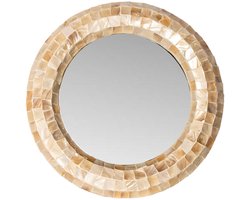 PTMD Spiegel Chelsae - 62x6x62 cm - Polyester - Creme