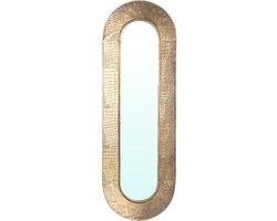 PTMD Spiegel Darcio - 35x5x102 cm - Ijzer - Goud
