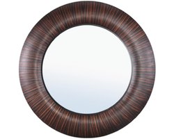 PTMD Spiegel Gezzy - 110x5x110 cm - Hout - Bruin