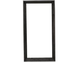 PTMD Spiegel Kyro - 100x13x195 cm - Hout - Zwart