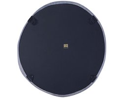 PTMD Spiegel Limera - 75x2x75 cm - Aluminium - Zwart