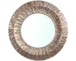 PTMD Spiegel Lorrix - 65x5x65 cm - Ijzer - Goud