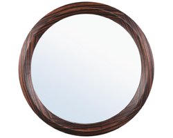 PTMD Spiegel Nibbi - 65x5x65 cm - Hout - Bruin