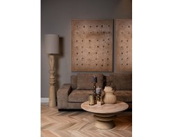 PTMD Staande Lamp Elaine - 20x20x130 cm - Hout - Naturel