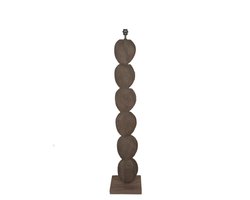 PTMD Staande Lamp Kodey - 30x30x140 cm - Hout - Bruin