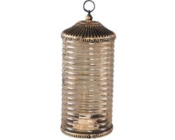 PTMD Tafellamp Decoritz - 10x10x23 cm - Glas - Oranje