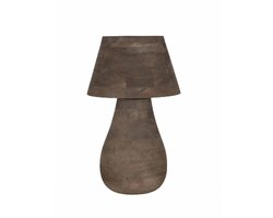 PTMD Tafellamp Peake - 38x38x64 cm - Hout - Bruin