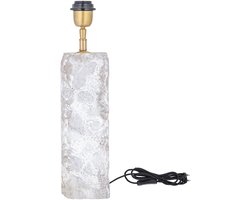 PTMD Tafellamp Rester - 10x10x40 cm - Marmer - Naturel