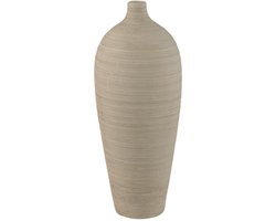 PTMD Vaas Cavinn - 18x18x44 cm - Keramiek - Beige