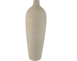 PTMD Vaas Cavinn - 24x24x70 cm - Keramiek - Beige