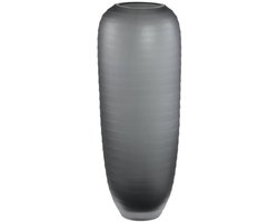 PTMD Vaas Nadah - 14x16x42 cm - Glas - Grijs