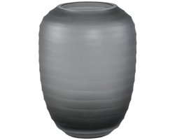 PTMD Vaas Nadah - 17x12x22 cm - Glas - Grijs