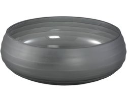 PTMD Vaas Nadah - 30x30x10 cm - Glas - Grijs