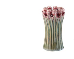 PTMD - Vaas Tulips - Groen - 13x13x23cm