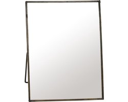 PTMD  wade iron brass antiek spiegel in frame