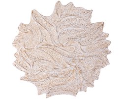 PTMD Wandpaneel Ceanna - 90x2x90 cm - MDF - Creme