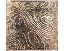 PTMD Wandpaneel Connolly - 120x2x120 cm - Hout - Groen