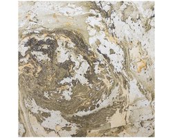 PTMD Wandpaneel Eaven - 90x3x90 cm - Glas - Groen