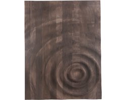 PTMD Wandpaneel Mattin - 100x4x130 cm - Hout - Bruin