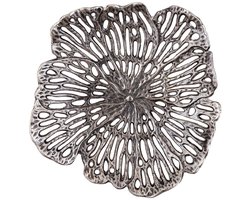 PTMD - Wandpaneel Ryhann - Zilver - 31x30x6cm