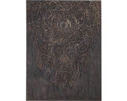 PTMD Wianna Wanddecoratie - 90x3x120 cm - Mdf - Grijs