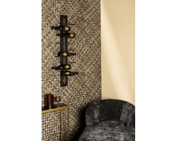 PTMD - Wijnrek Brendan - Bruin - 34x10x64.5cm