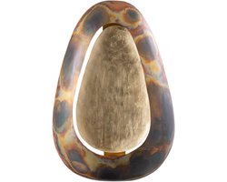 PTMD - Windlicht Magni - Bruin - 40.5x12x62cm
