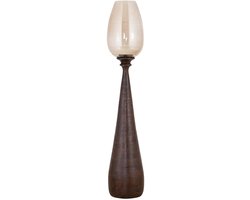 PTMD - Windlicht Midi - Bruin - 25x25x130cm