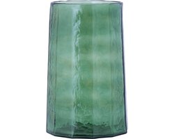 PTMD - Windlicht Pernella - Groen - 17.5x17.5x27.5cm