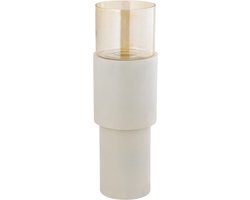 PTMD - Windlicht Soon - Beige - 33x33x99cm