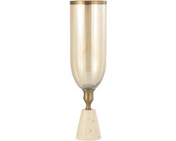 PTMD - Windlicht Tadh - Goud - 13x13x47cm