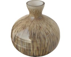 PTMD Xela Vaas - 26 x 26 x 28 cm - Glas - Grijs