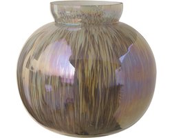 PTMD Xela Windlicht - 23,5 x 23,5 x 24 cm - Glas - Grijs