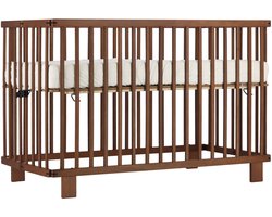 Puck Ledikant 60x120 Inklapbaar - Walnoot