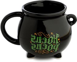 Puckator Hocus Pocus zwarte ketel keramische vormige thee koffiemok grappige woonaccessoires leuke geschenken voor vriendin grote mokken voor mannen vrouwen warme dranken cupsresents geheime kerstman