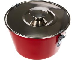 Puddingvorm Charlotte Mold Deksel Venus 16 cm Staal Zwart-Rood-Transparant HTML Content Needed puddingvorm