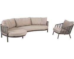 Puglia chaise longue loungeset 3 delig terre Taste 4SO