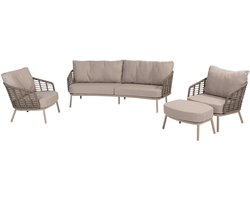 Puglia loungeset incl. voetenbank