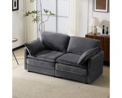 Pugsdrly Moderne en minimalistische 2-zitsbank, comfortabel en ruim, geschikt voor de woonkamer/slaapkamer